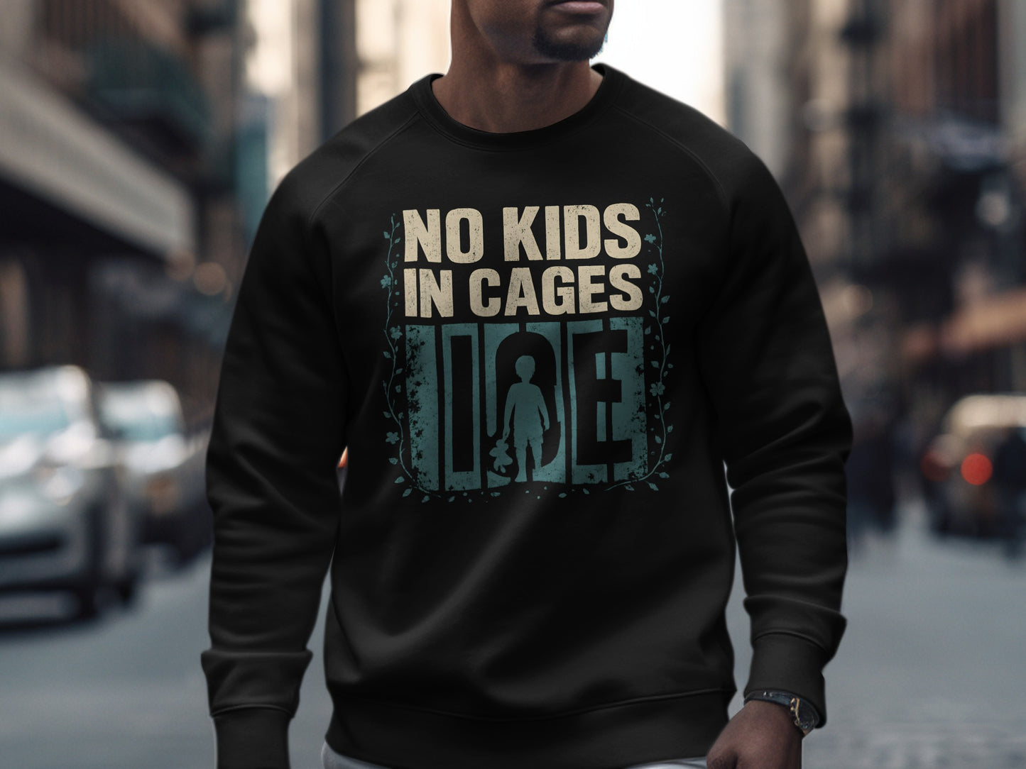 No Kids in Cages Bold Statement Sweatshirt product