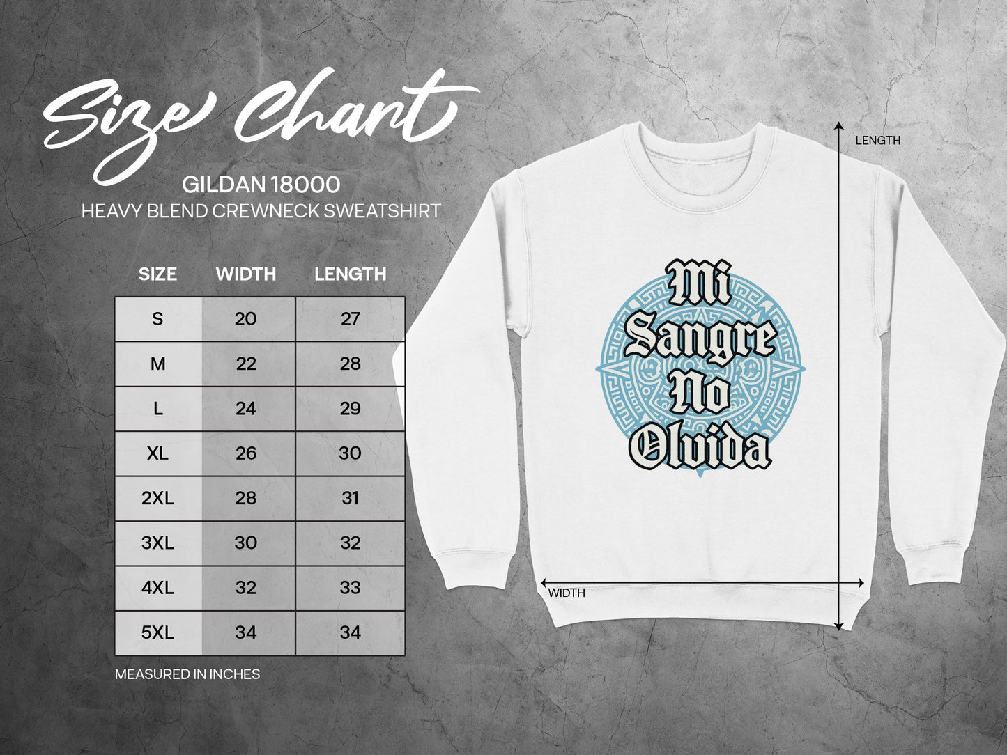Mi Sangre No Olvida Crewneck Sweatshirt product type