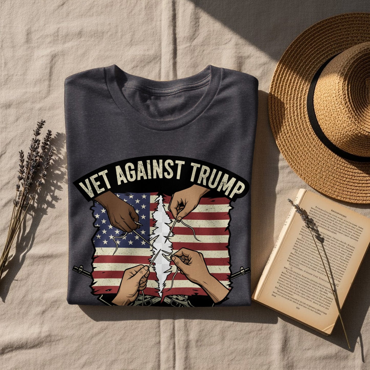 Vet Against Trump Graphic T-Shirt product type