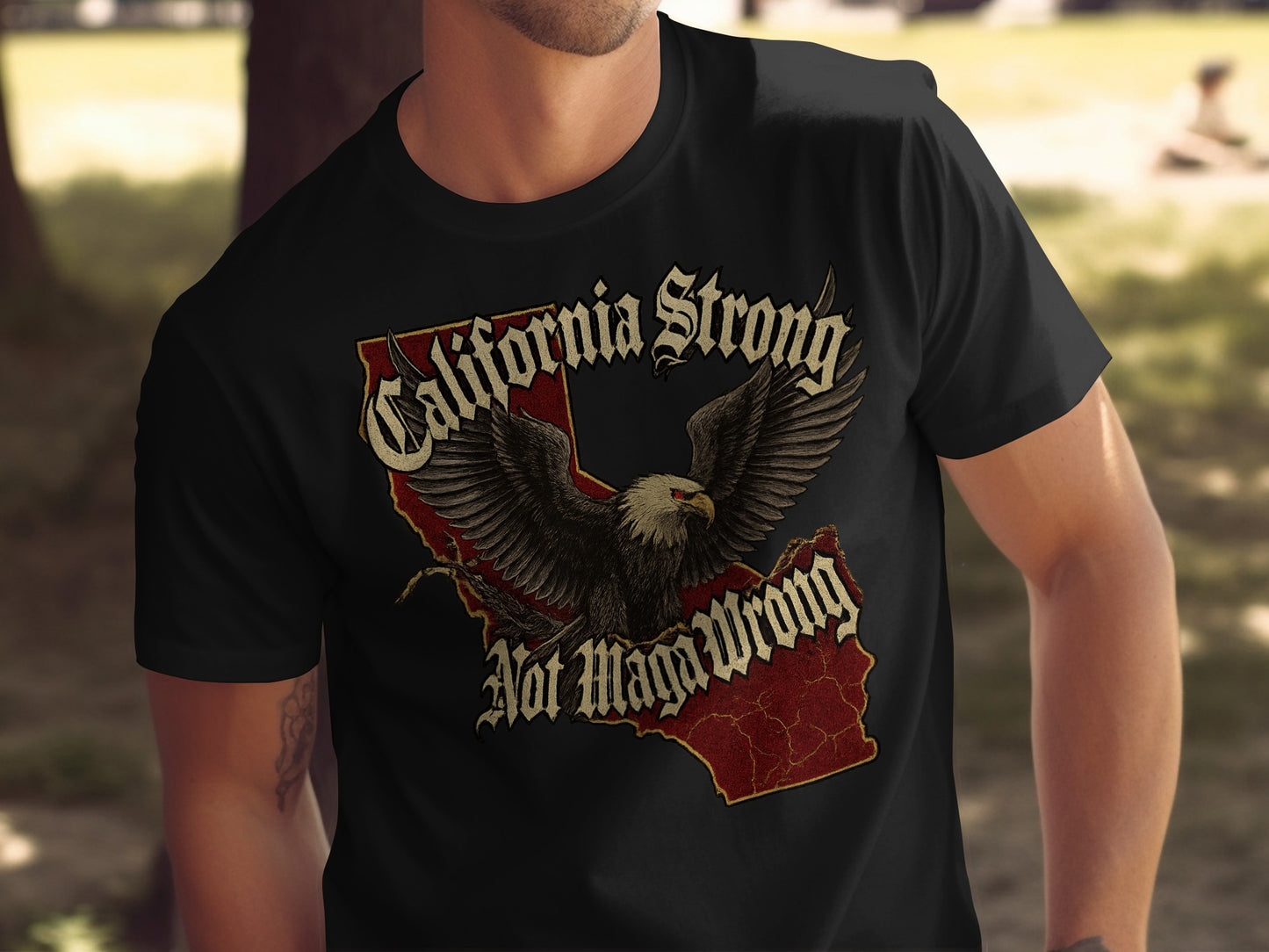 California Strong Not MagaWrong Shirt product