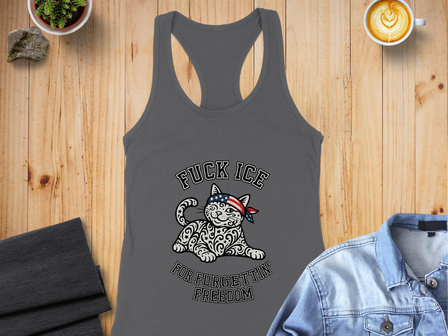 Heartwarming Freedom Print Tank Top product