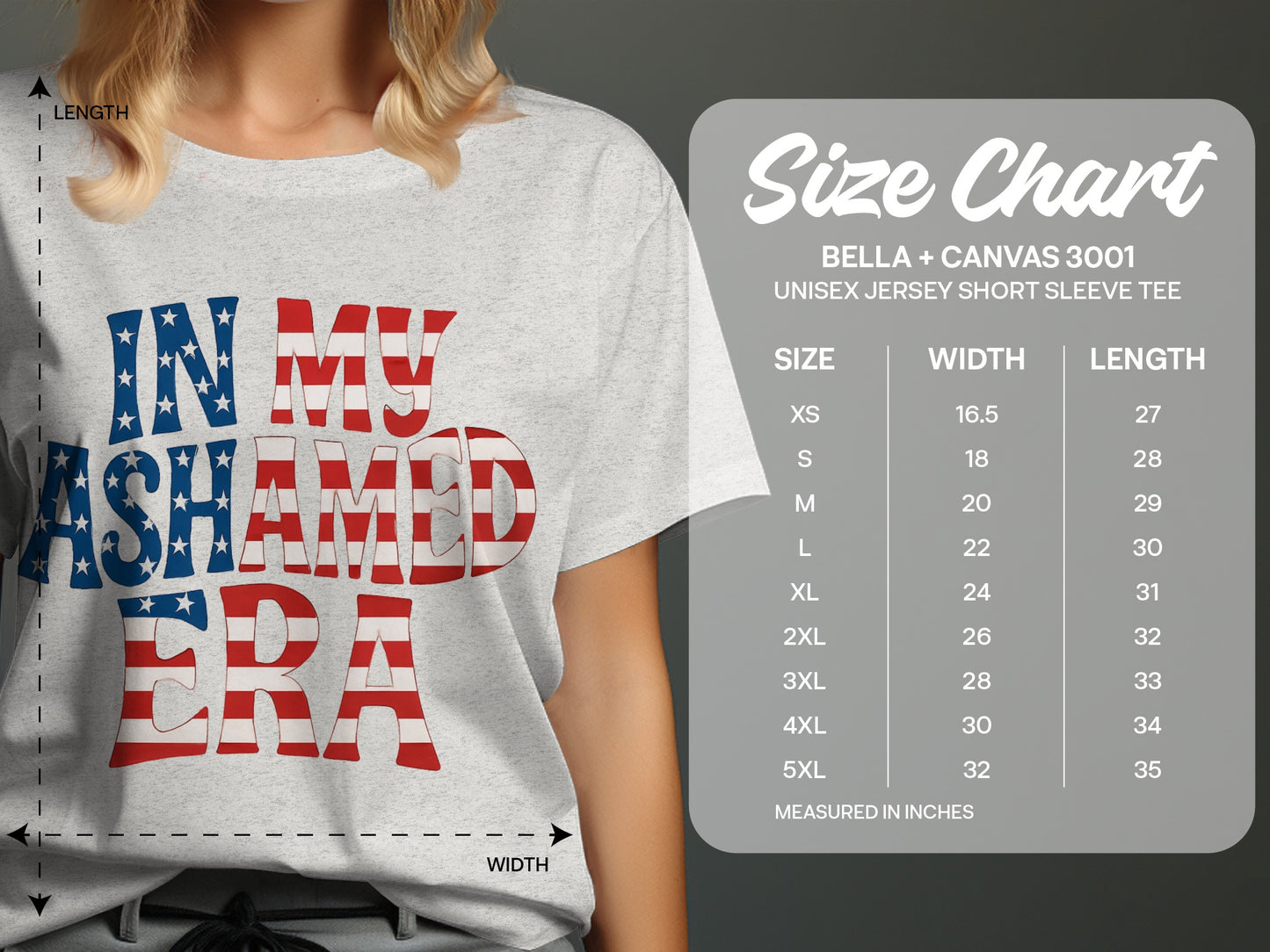 IN MY ASHAMED ERA Graphic Unisex Short Sleeve Tee product