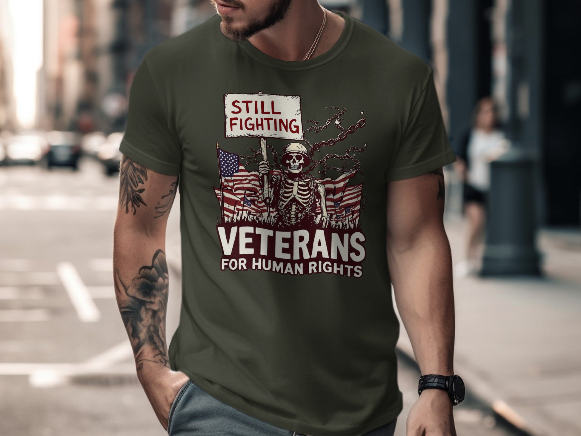 Still Fighting Veterans For Human Rights T-shirt