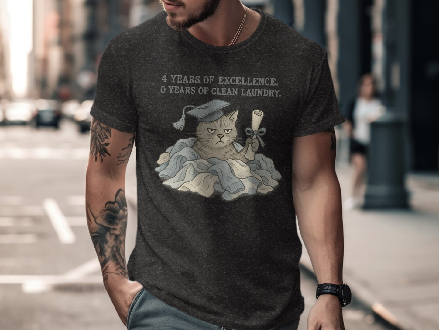 4 Years Excellence 0 Years Clean Laundry T-Shirt product