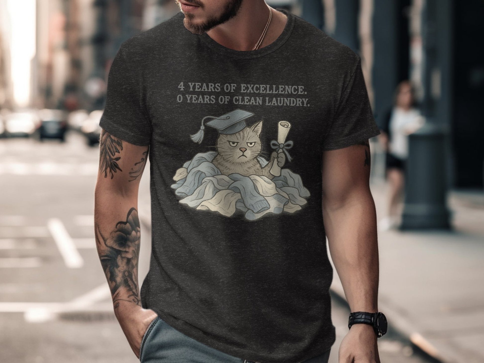 4 Years Excellence 0 Years Clean Laundry T-Shirt product