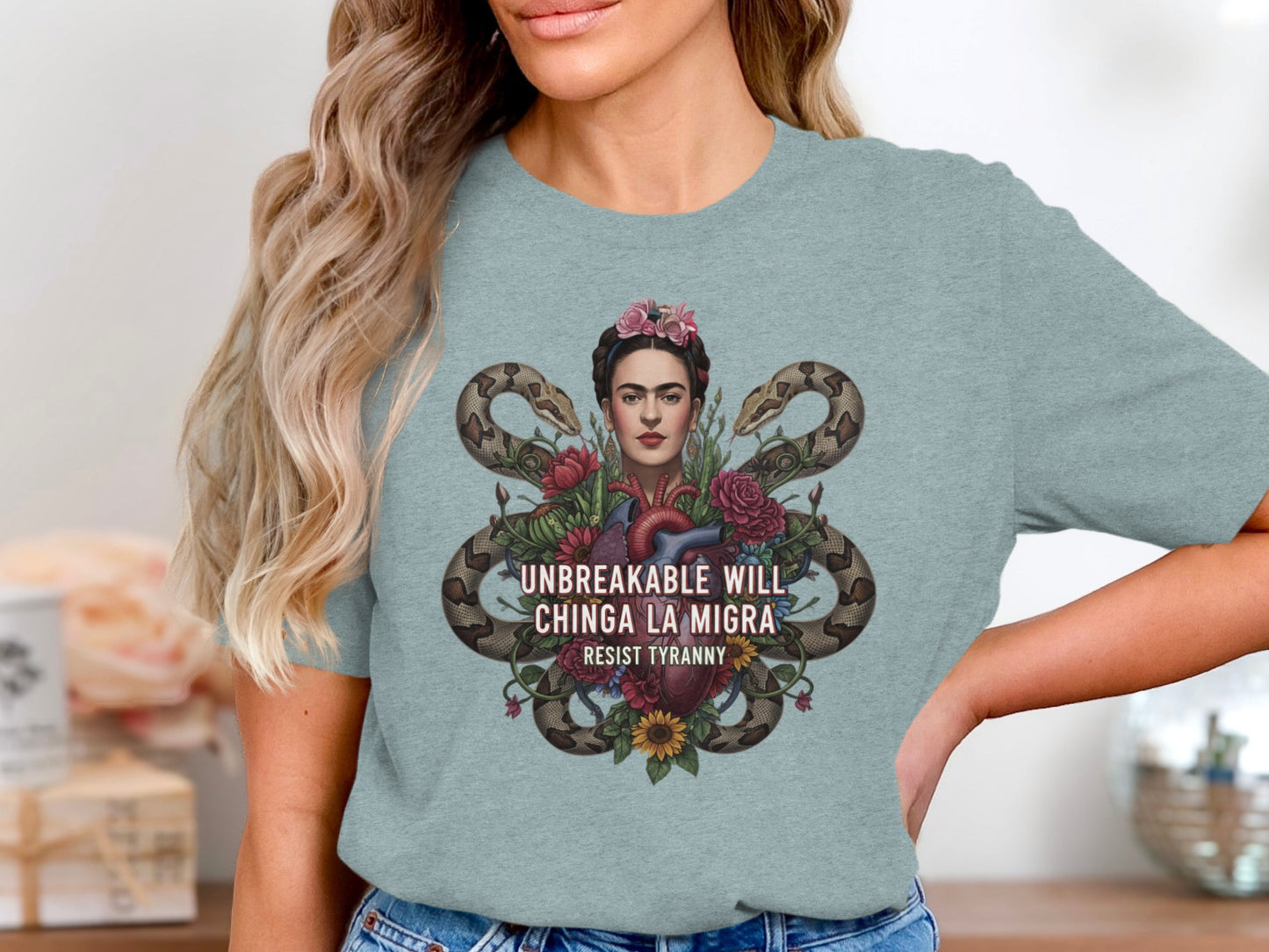 Unbreakable Will Chinga La Migra Resist Tyranny product