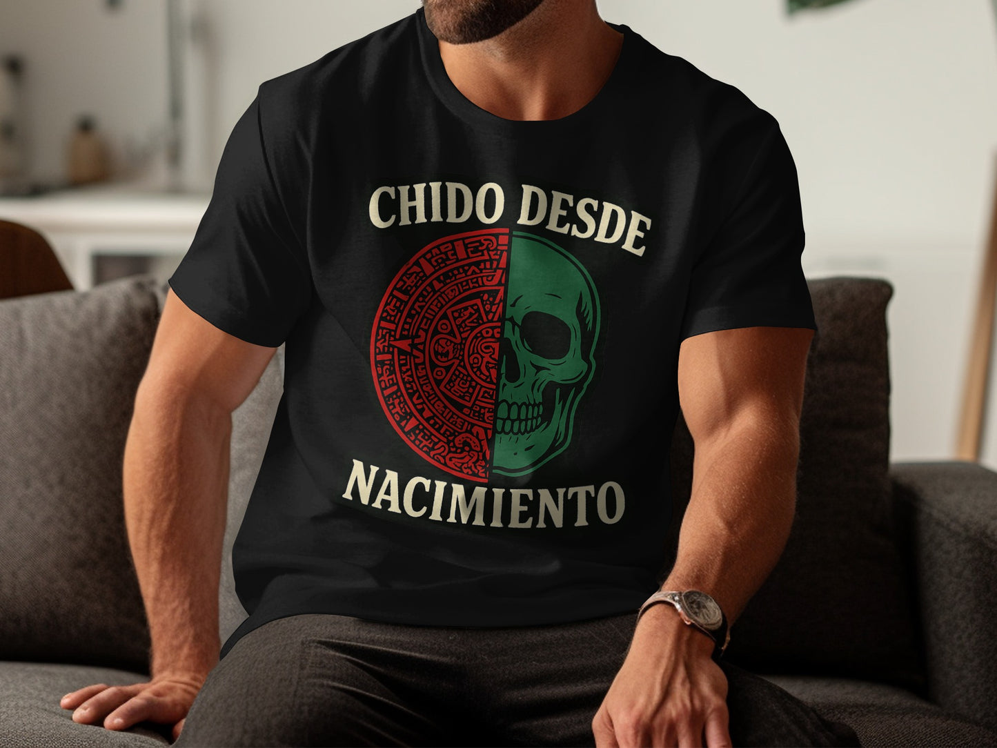 Chido Desde Nacimiento Skull Design Graphic Shirt product