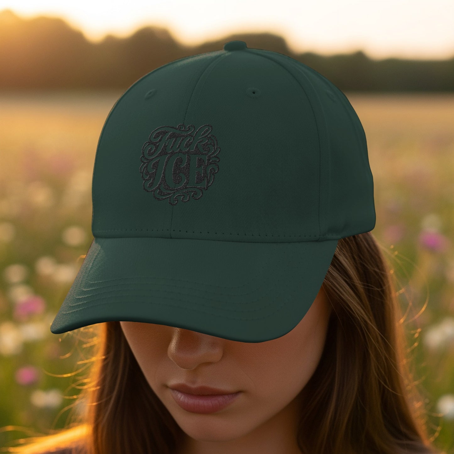 Statement Cap with Embroidered Logo Bold Headwear product type