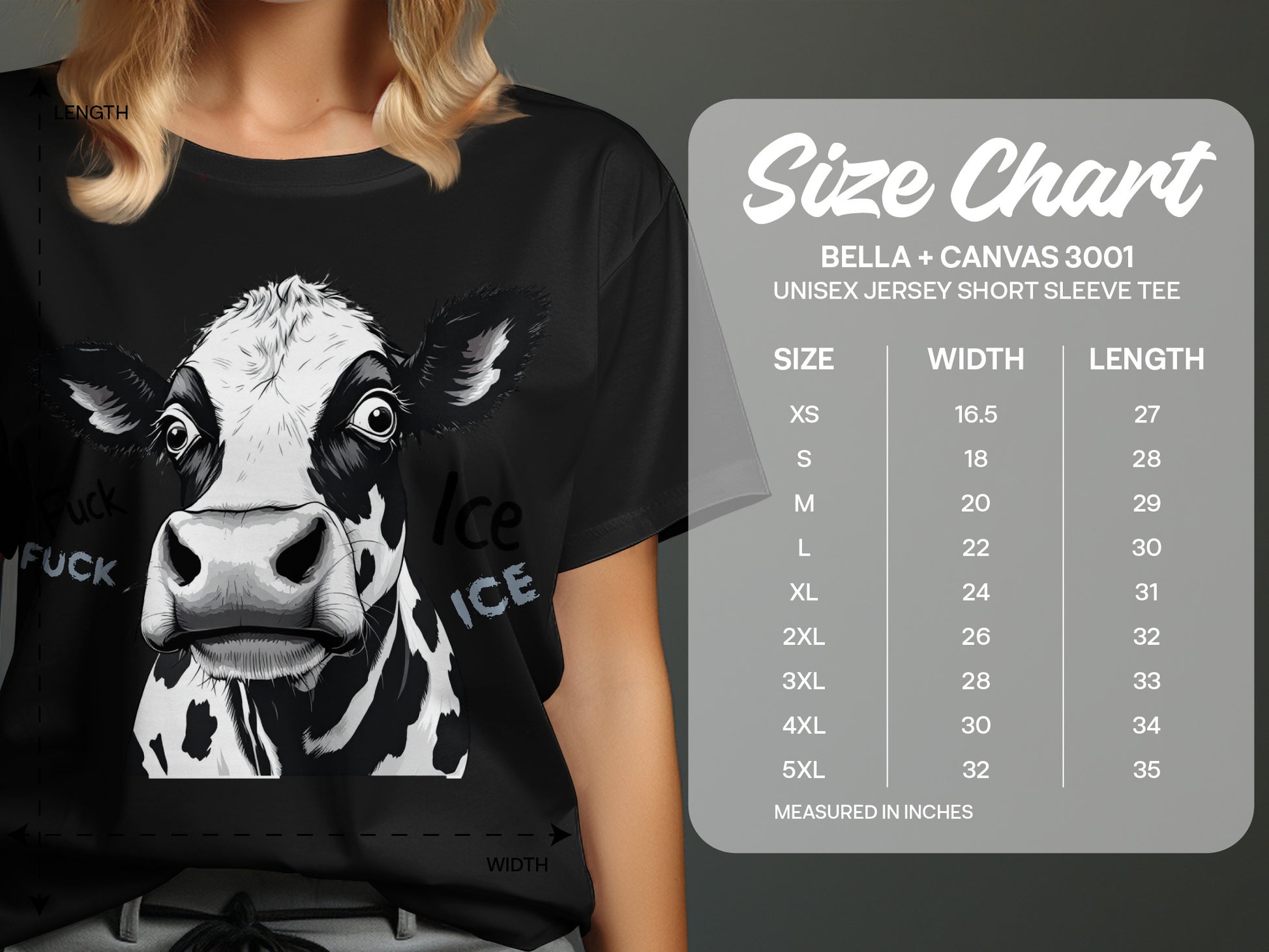 Funny Cow Graphic Unisex Jersey Short Sleeve Tee product type