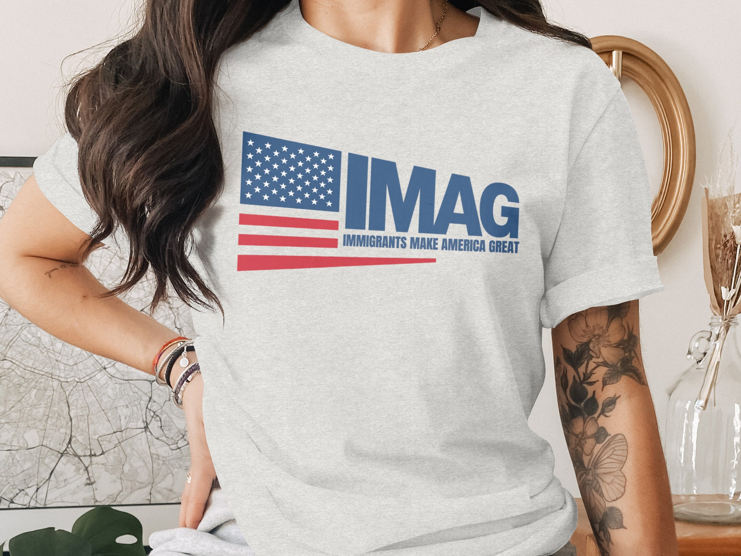 Immigrants Make America Great Graphic T-Shirt product