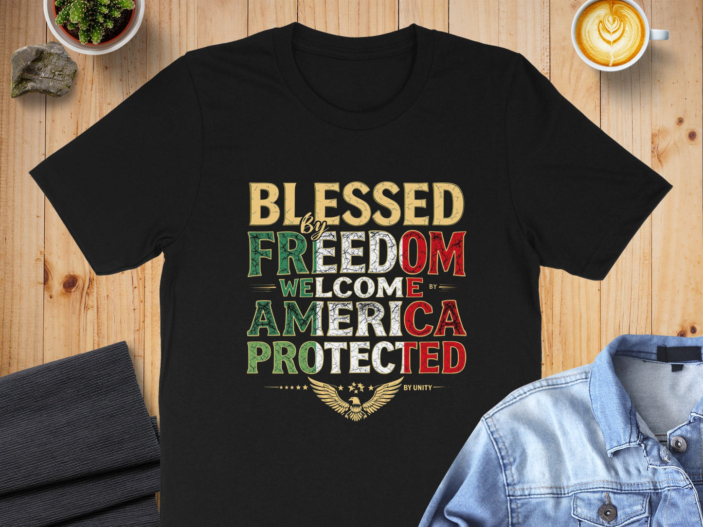 Blessed by Freedom Welcome America Protected product type