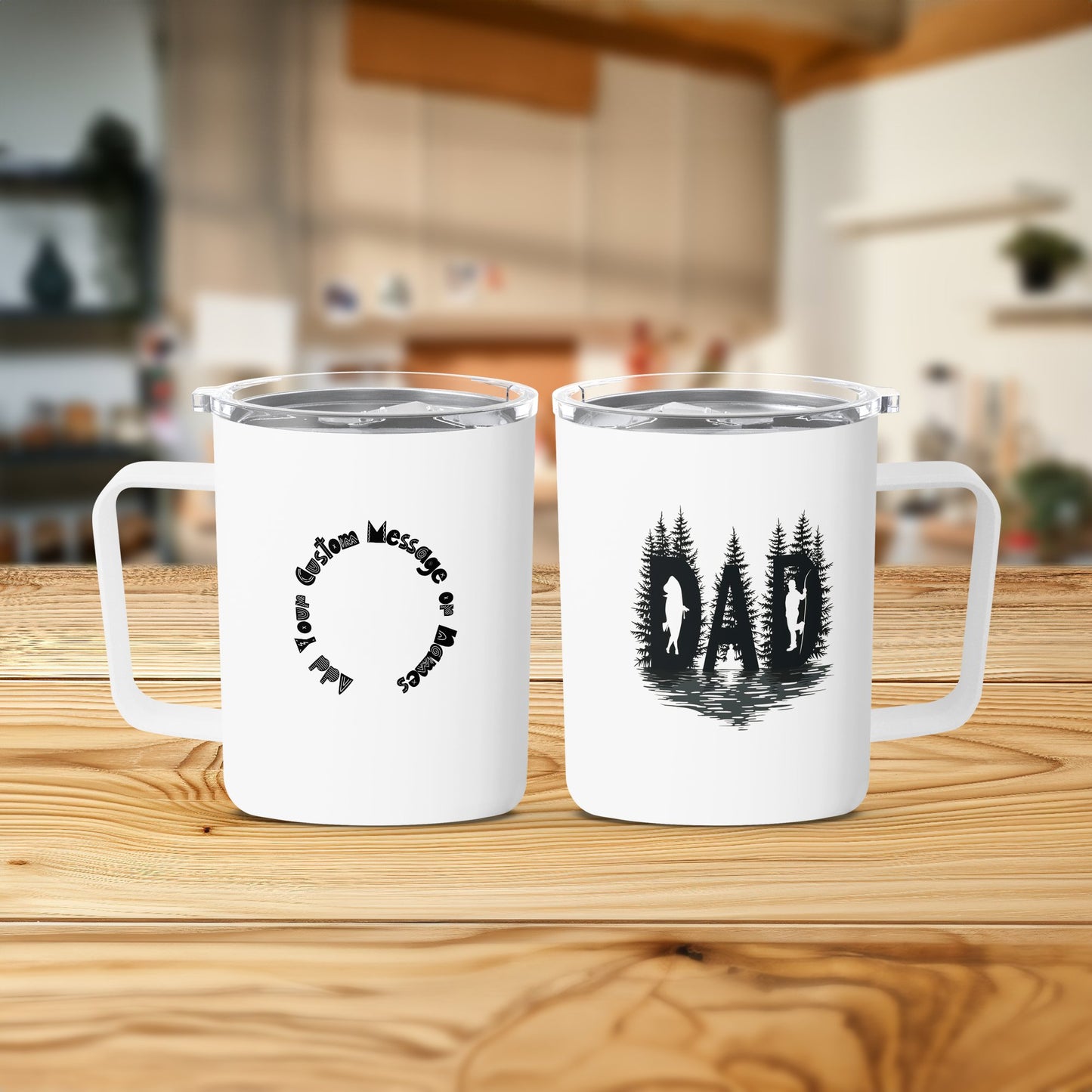 Custom Message Dad Design Coffee Mug product