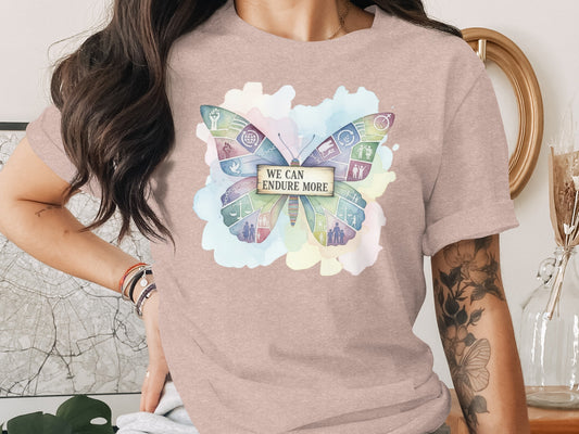 We Can Endure More Butterfly Design Shirt product