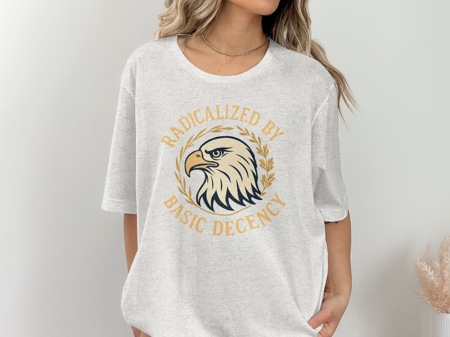 Radicalized by Basic Decency Graphic T-Shirt product type