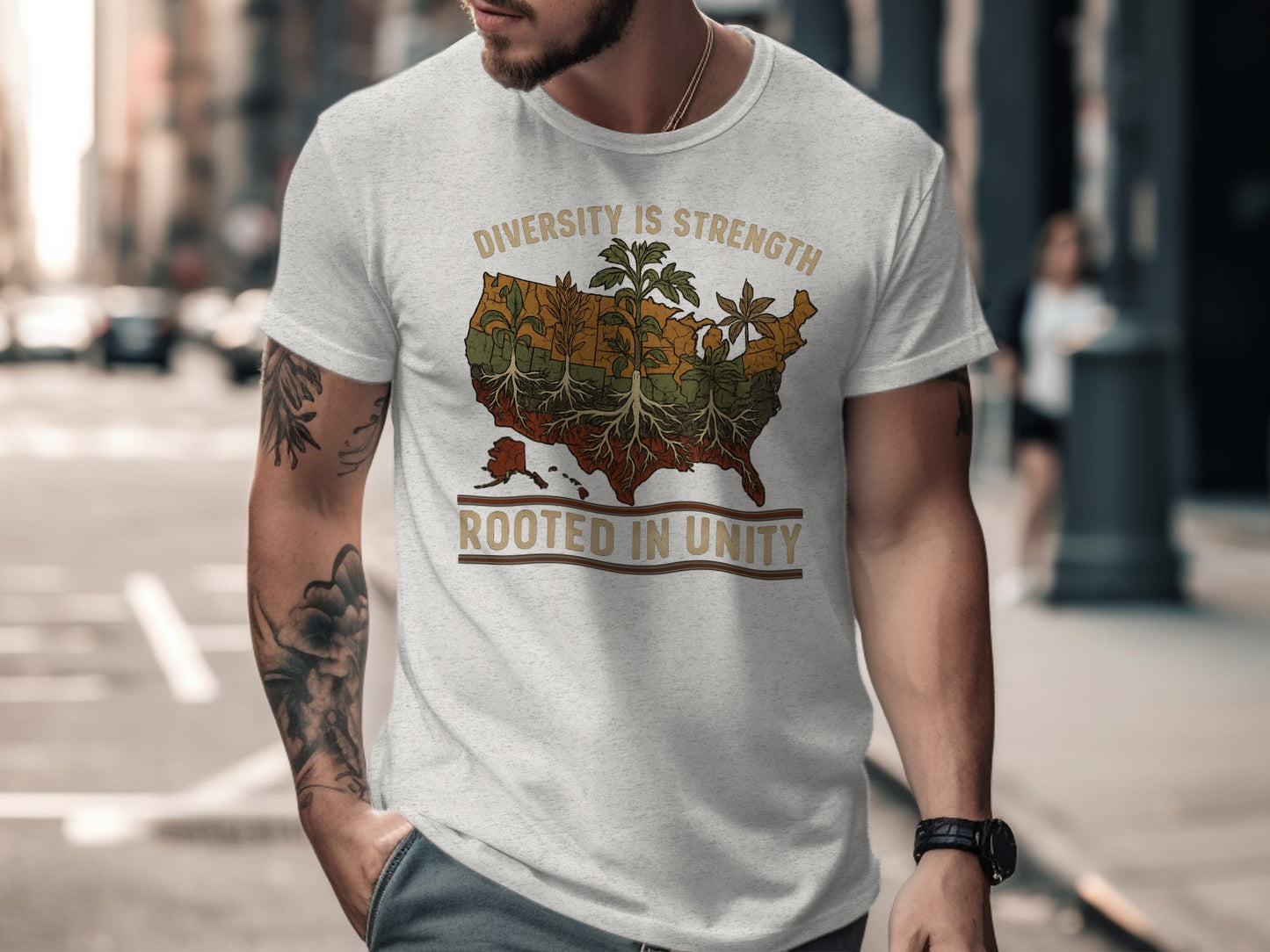 Diversity Is Strength Rooted In Unity T-shirt product