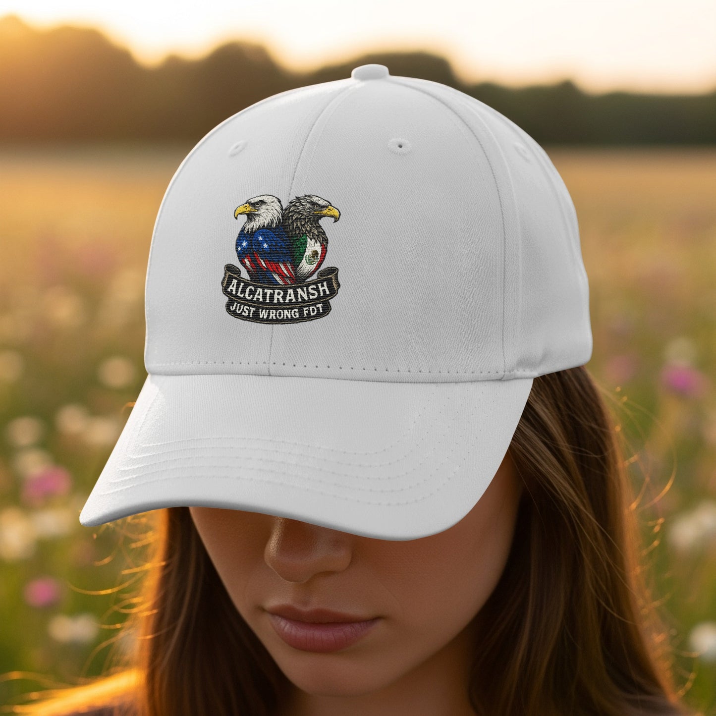 Alcatransh Just Wrong Fot White Eagle Hat product