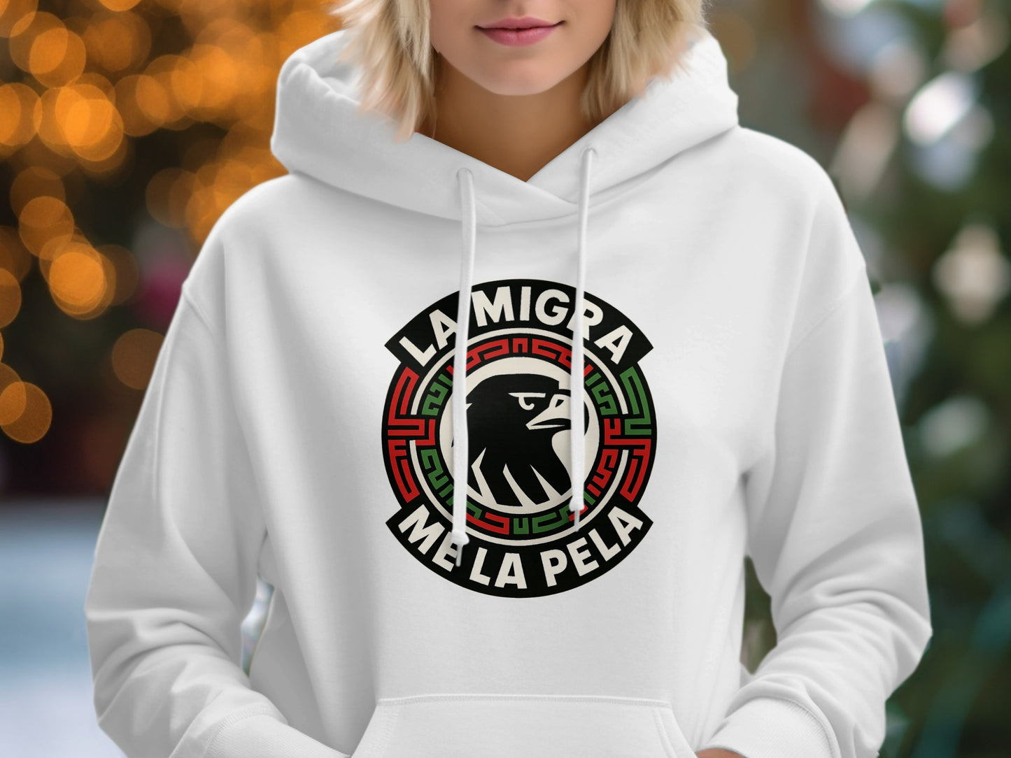 La Migra Me La Pela Graphic Hoodie product