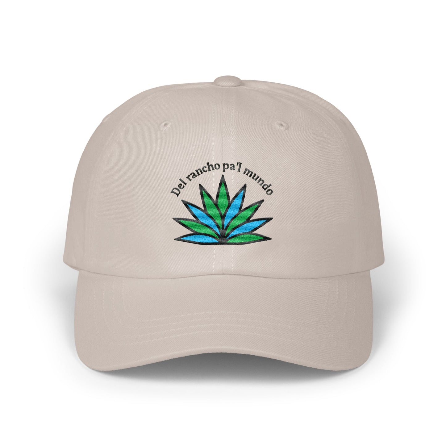 Del Rancho Pa'l Mundo Embroidered beige cap product