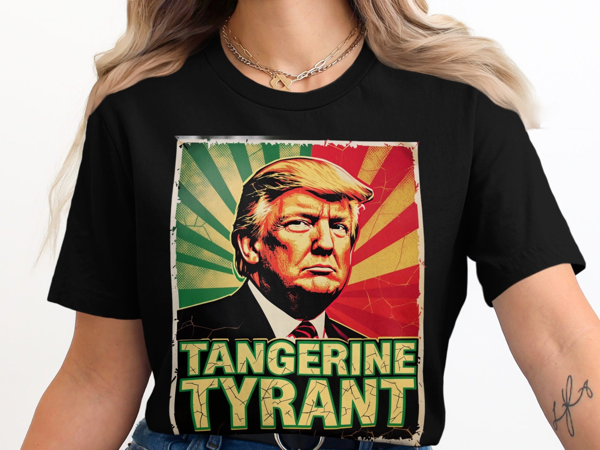 Tangerine Tyrant Graphic Design T-Shirt Product