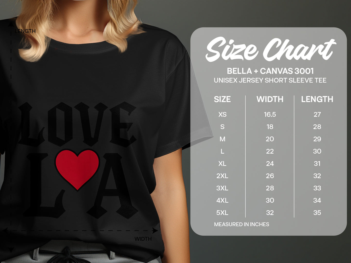 Love Heart Design Unisex Jersey Short Sleeve Tee product
