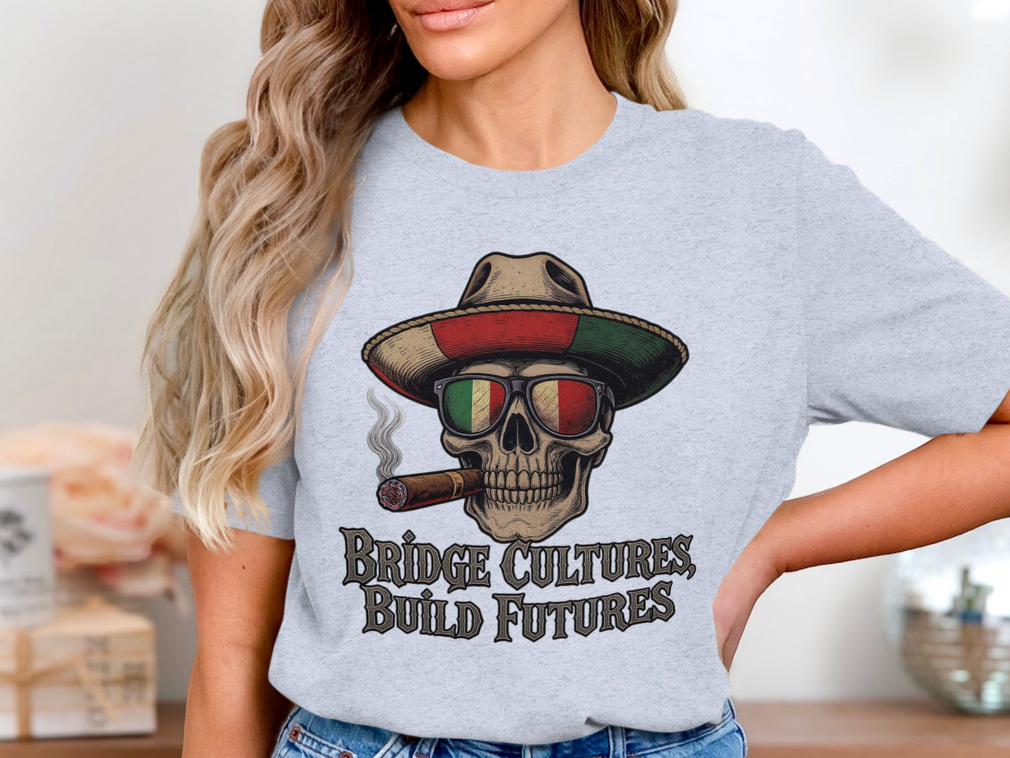 Bridge Cultures Build Futures T-shirt product type