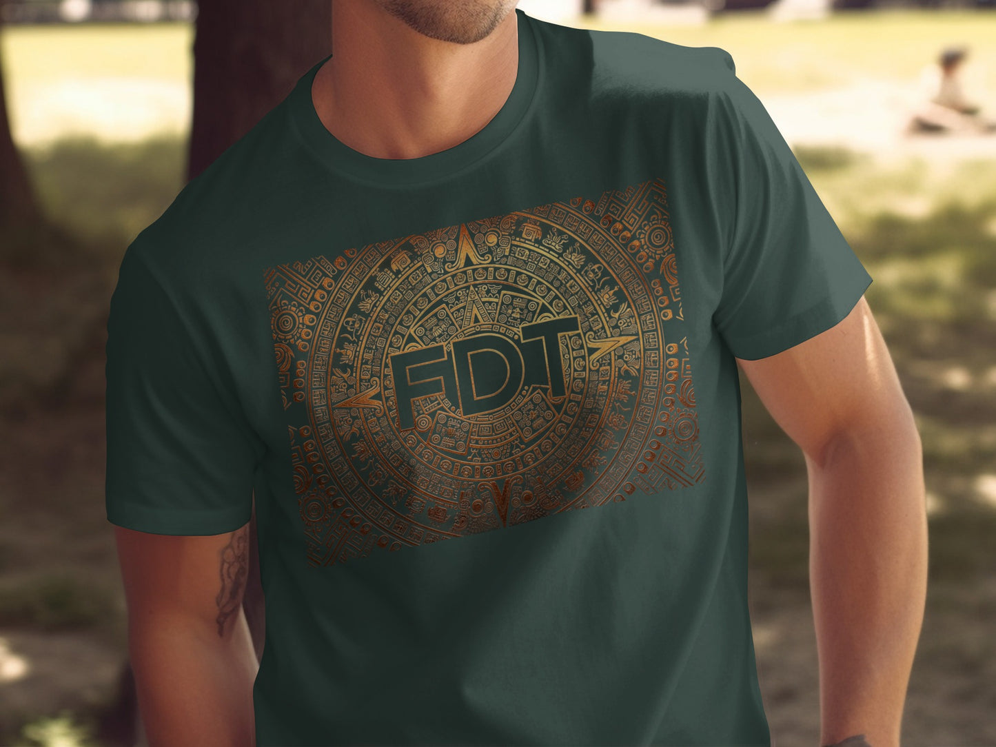 Artistic FDT Mandala Design T-Shirt product type