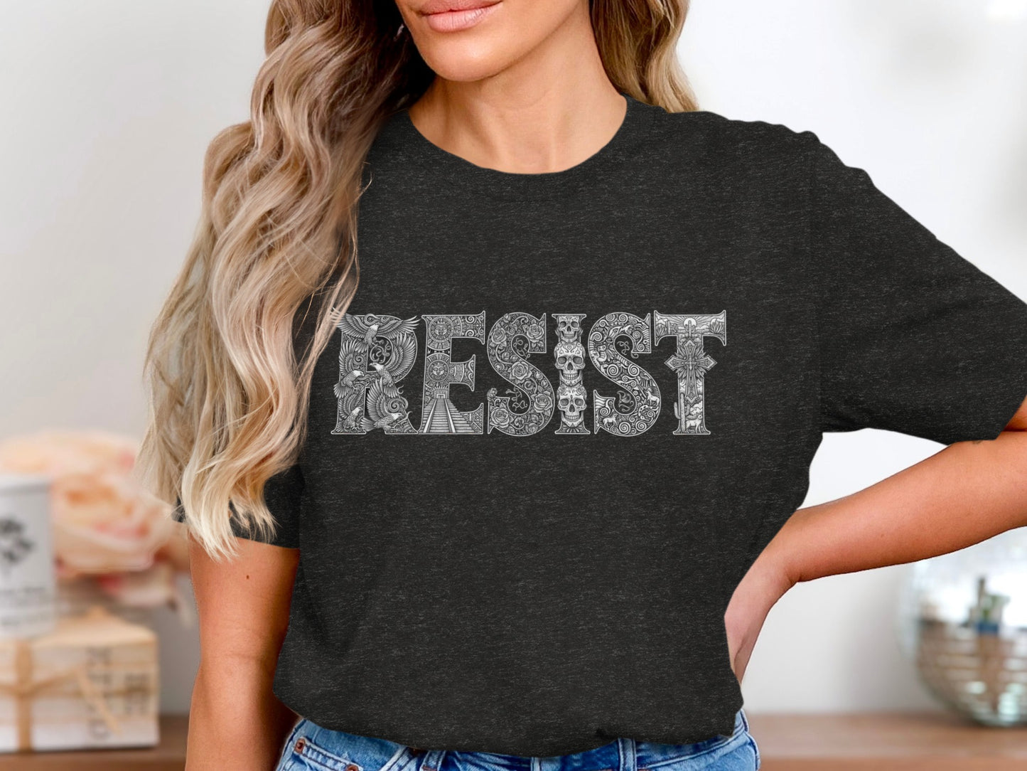 Women's Resist Graphic T-Shirt Statement Tee product