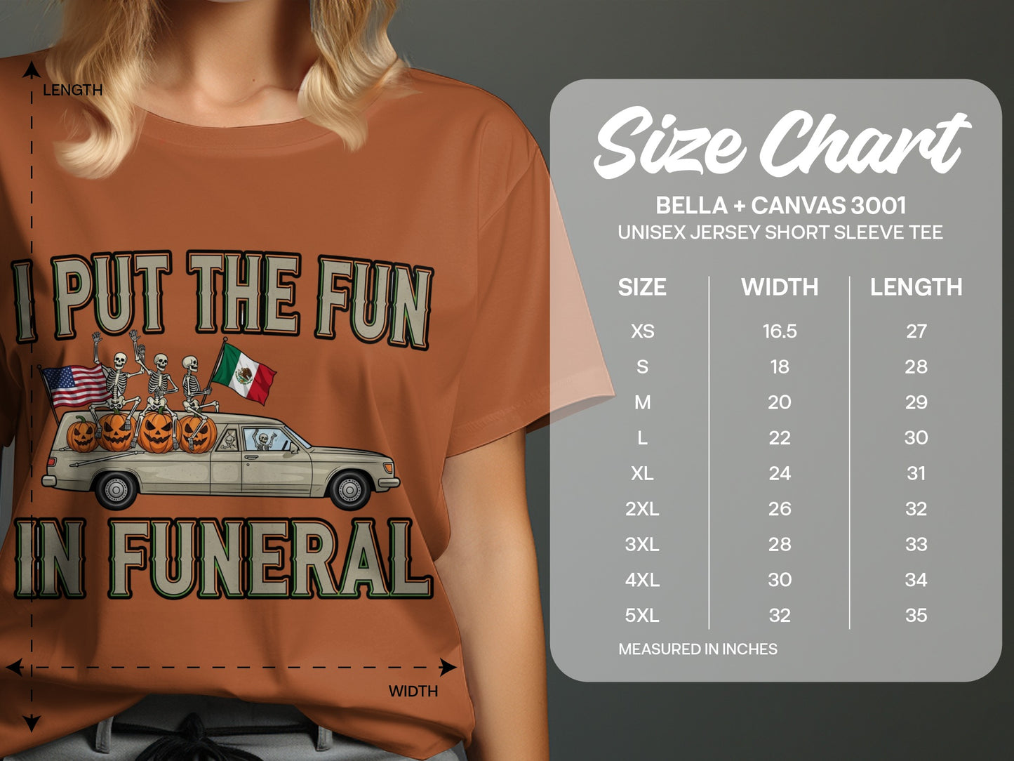 I Put The Fun In Funeral Unisex Jersey Short Sleeve Tee product