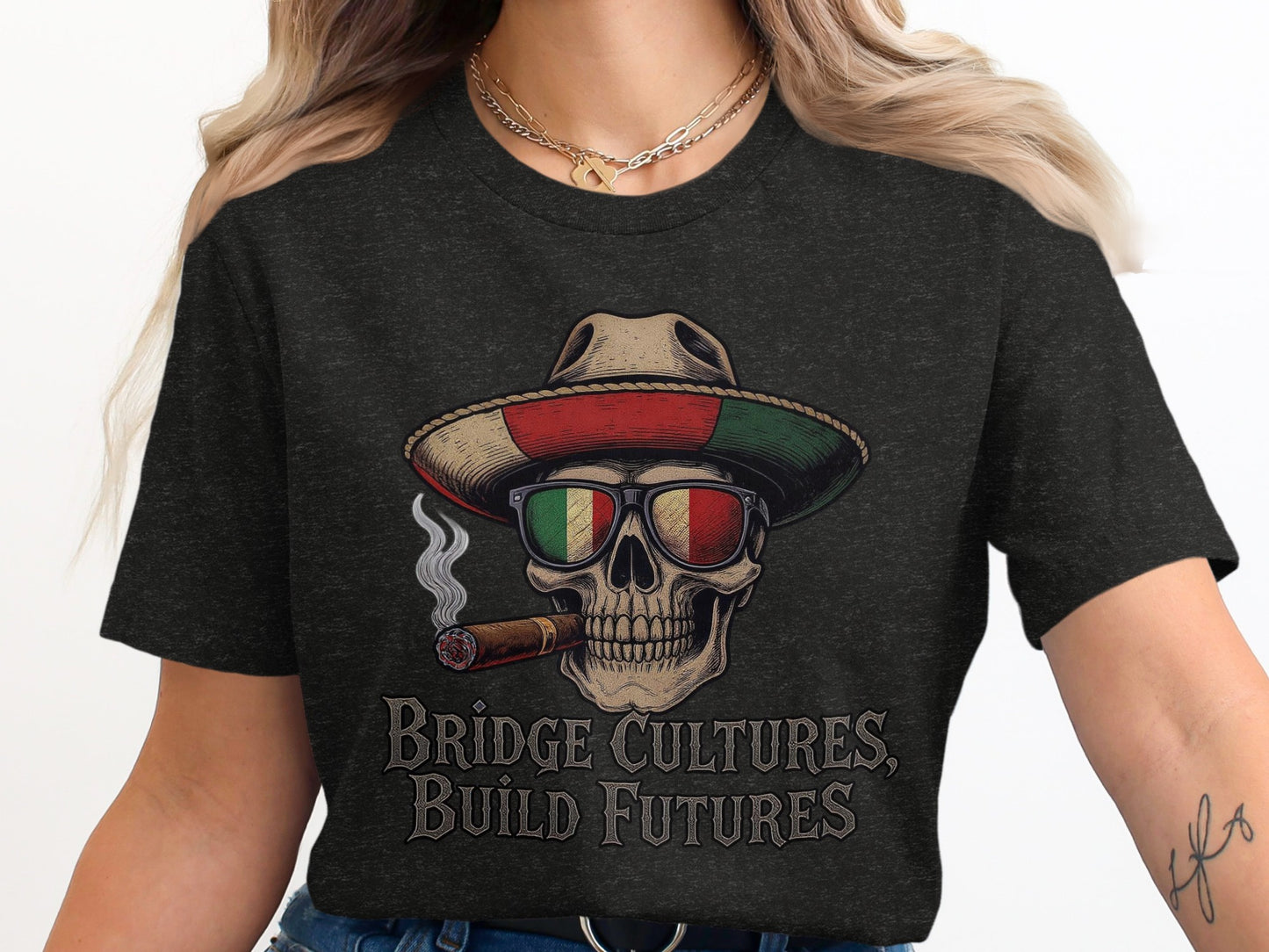Bridge Cultures Build Futures Graphic Shirt product type