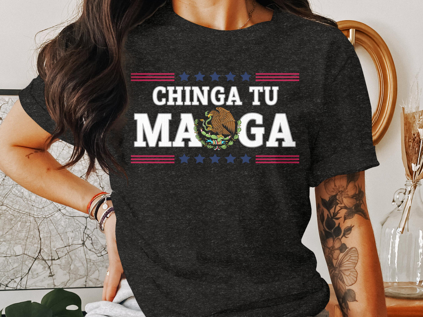 Chinga Tu Maga Mexican Pride Statement Shirt product type