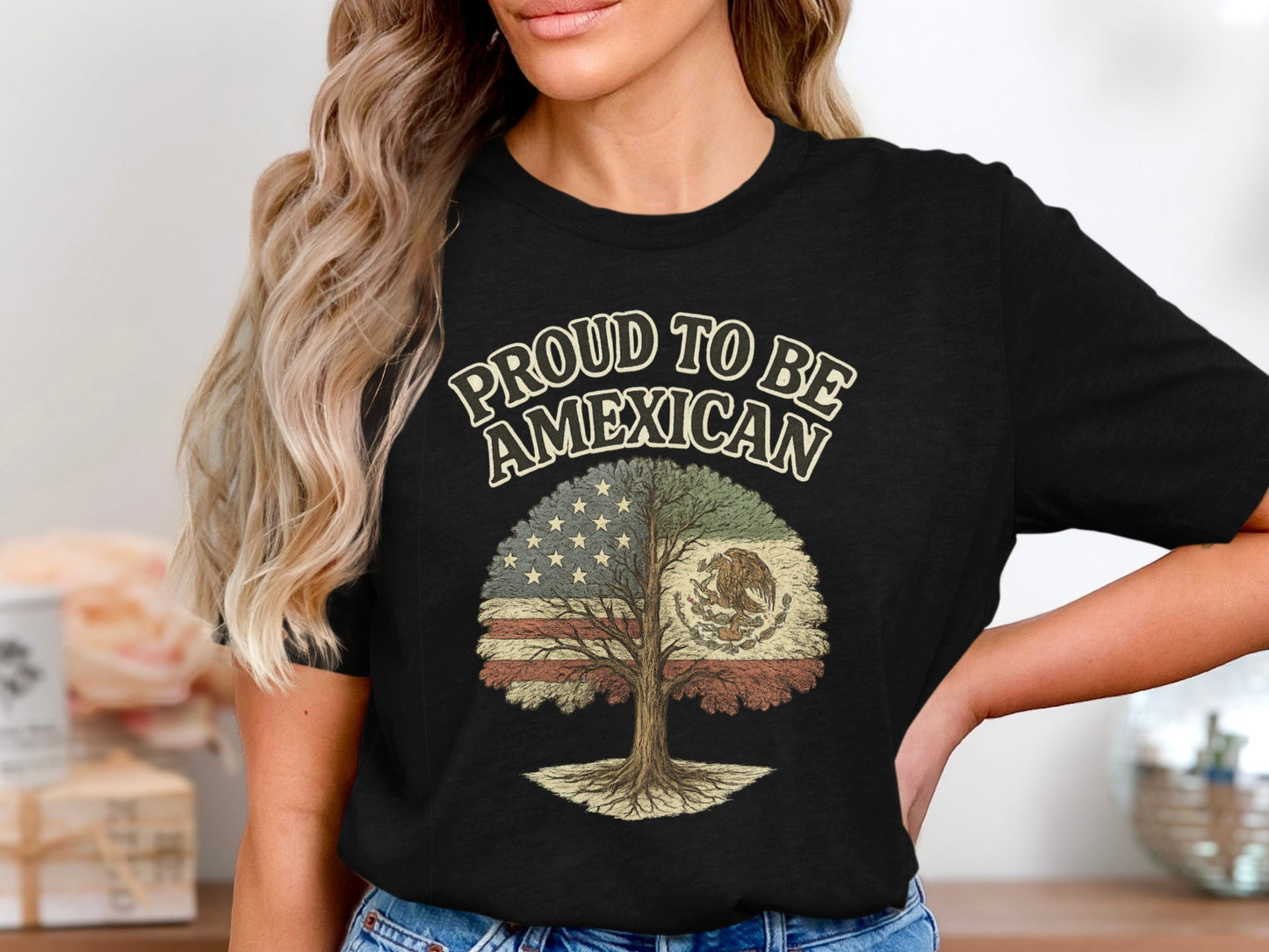 Proud to Be American Mexican Heritage Shirt product type