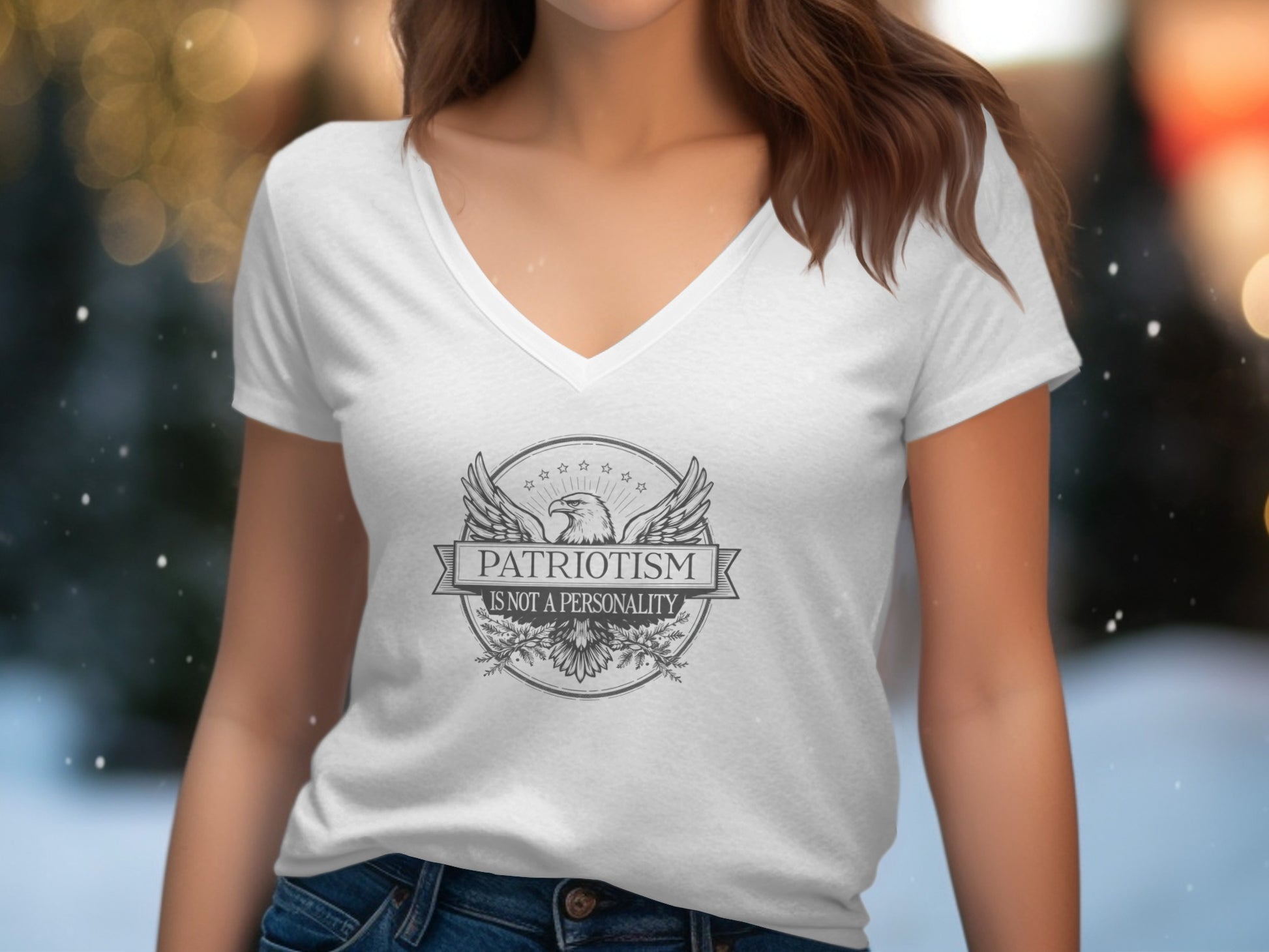 Patriotism Is Not A Personality Graphic T-shirt product