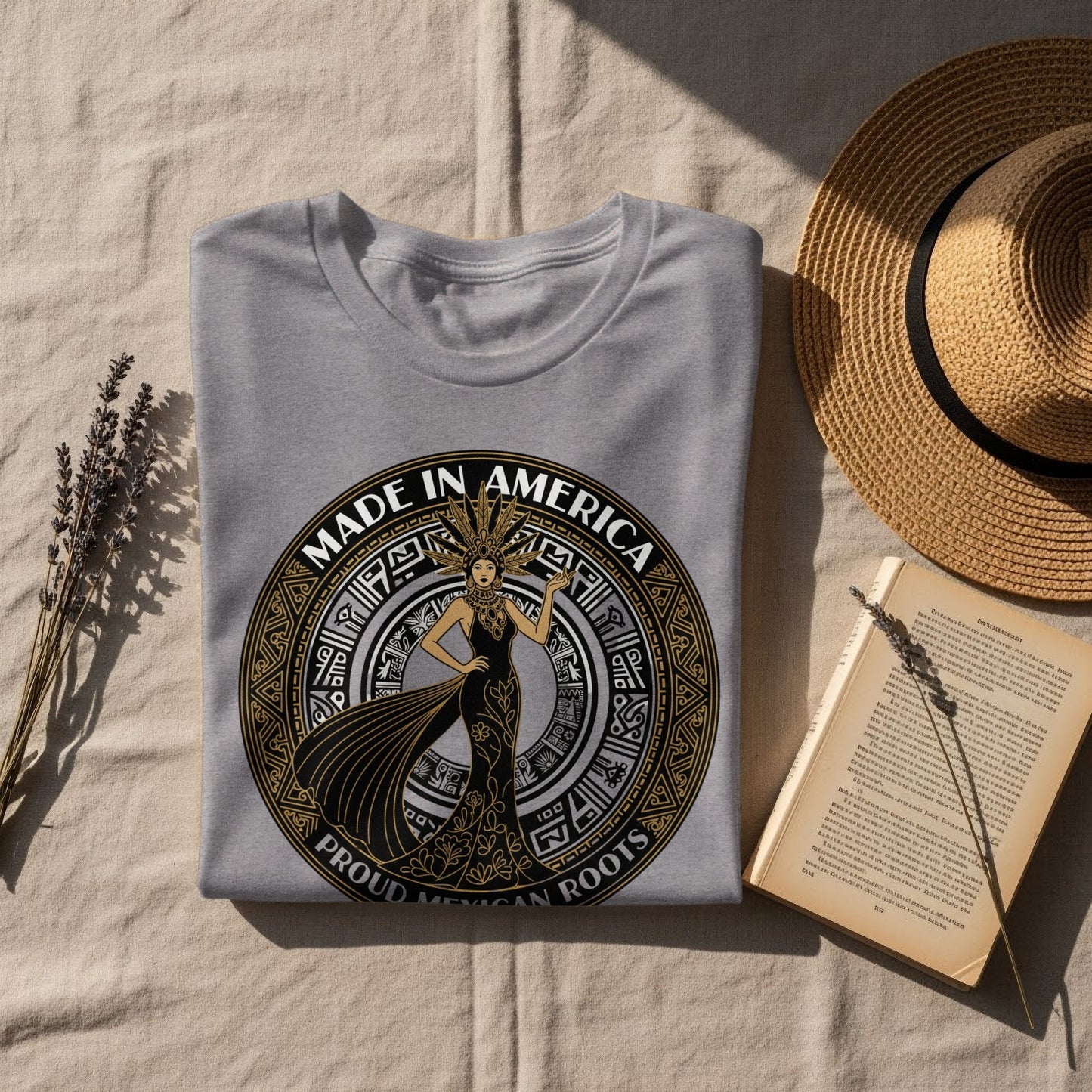 Made in America Proud Mexican Roots Graphic T-shirt product