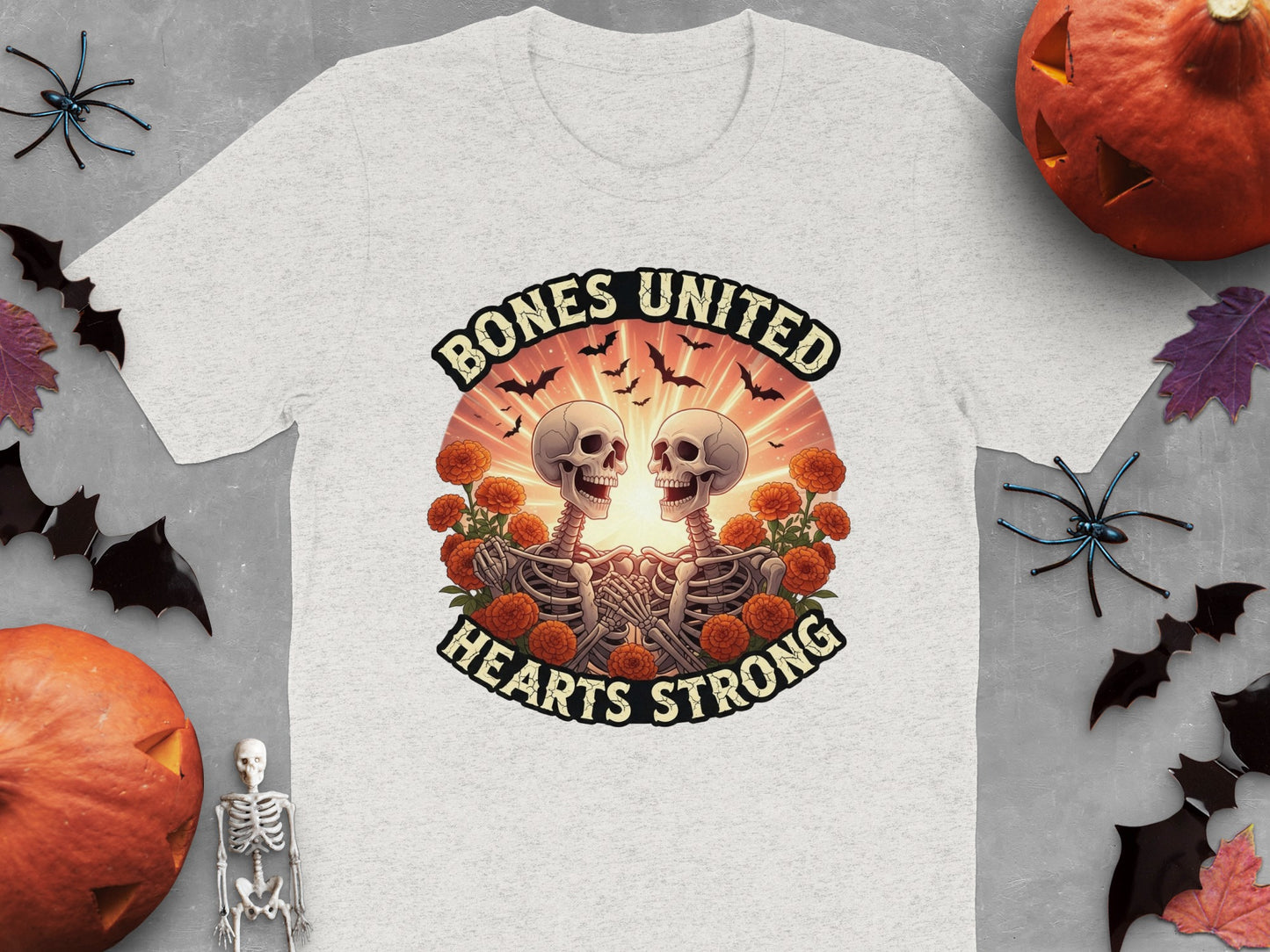 Bones United Hearts Strong Halloween T-Shirt product