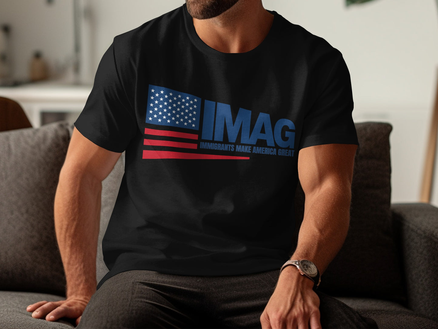 Immigrants Make America Great IMAG T-shirt product
