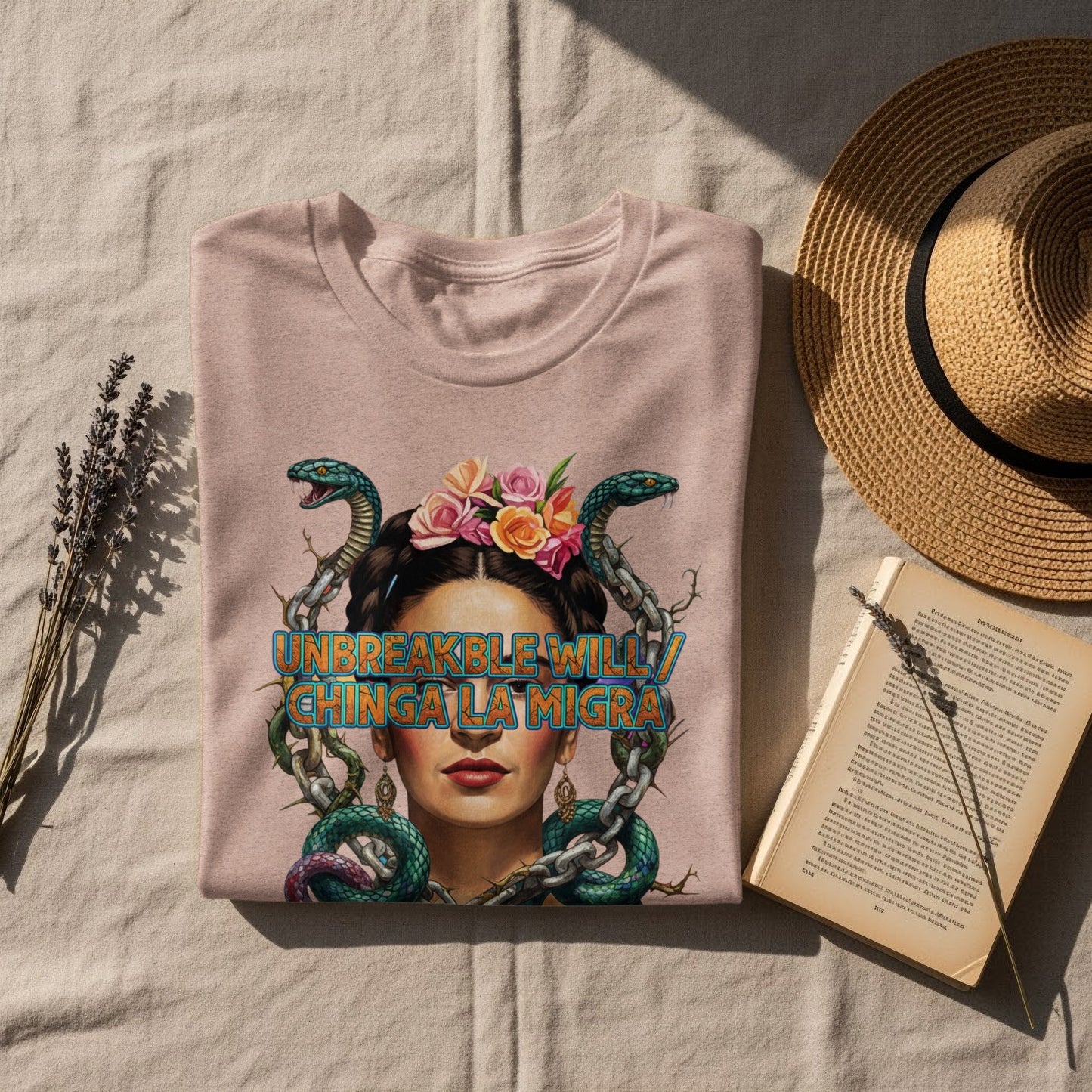 Unbreakable Will Chinga La Migra Graphic Shirt product type