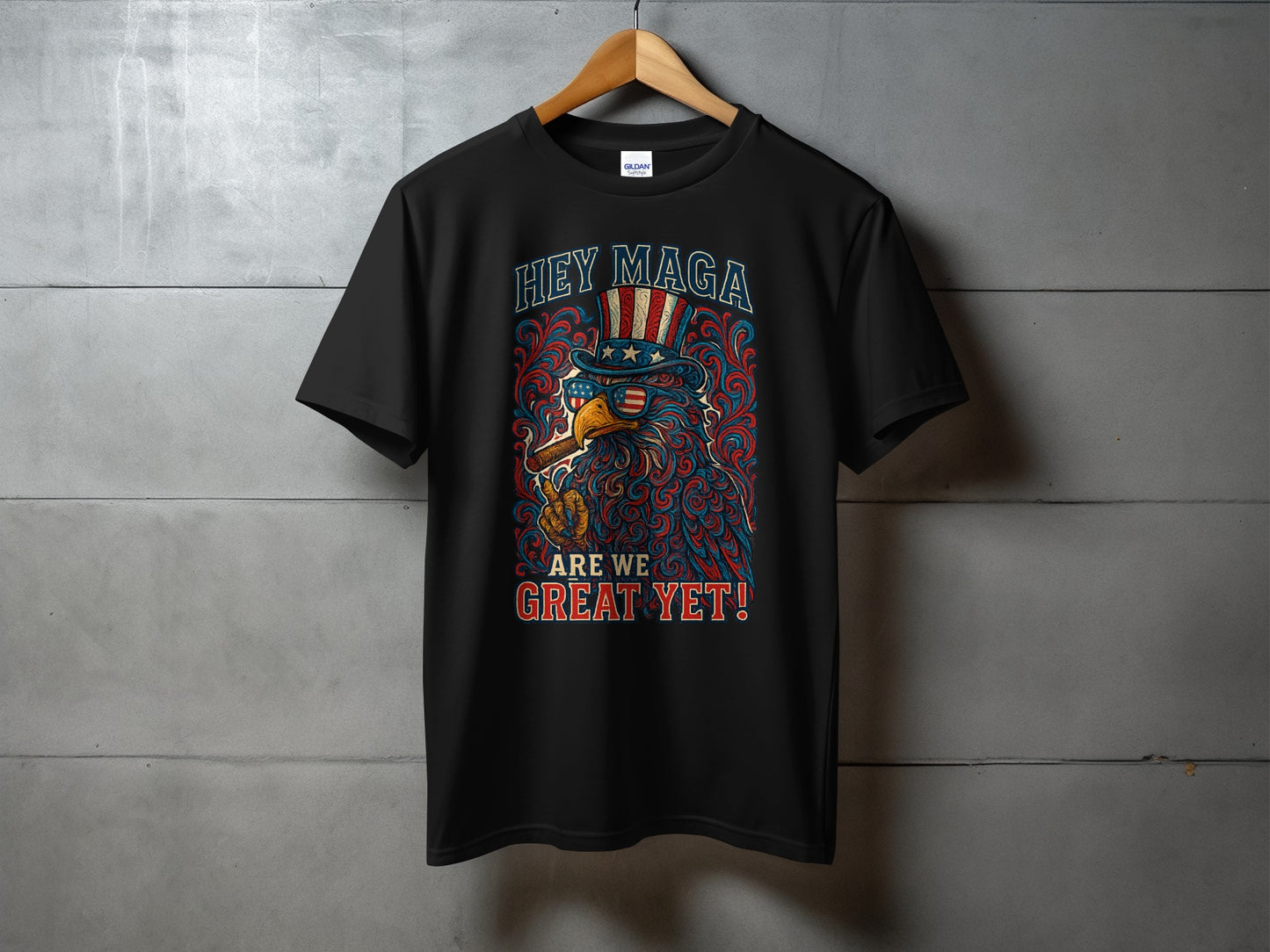 Hey MAGA Are We Great Yet Graphic T-shirt product type