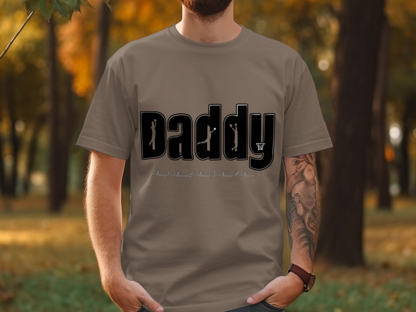 Daddy Graphic T-Shirt with Statement Design product