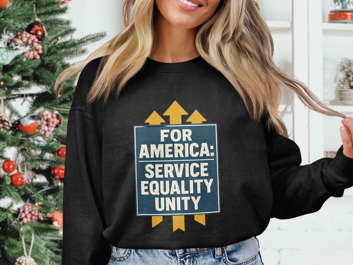 For America Service Equality Unity Sweatshirt product