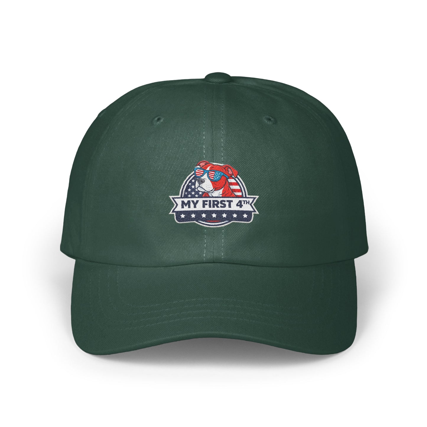 My First 4th Embroidered Baby Cap product