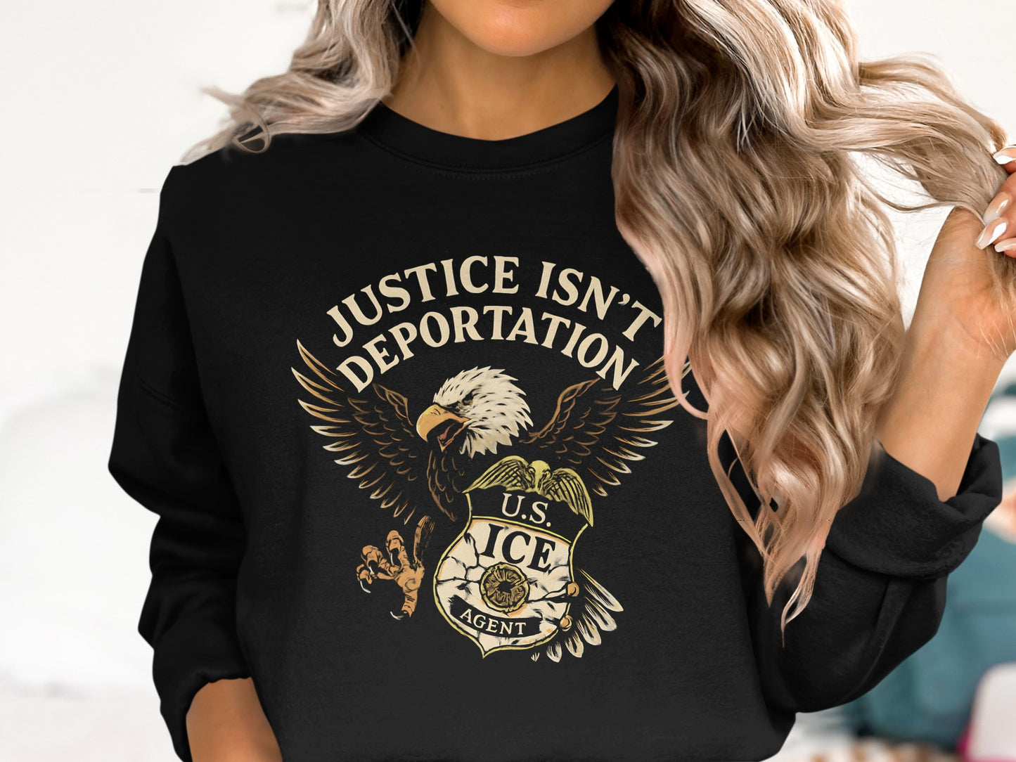 Justice Isn't Deportation US ICE Agent product