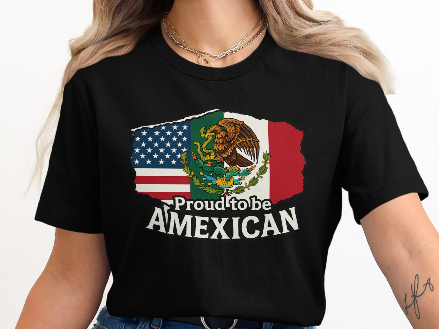 Proud to be AMEXICAN Graphic Design Unisex T-shirt product