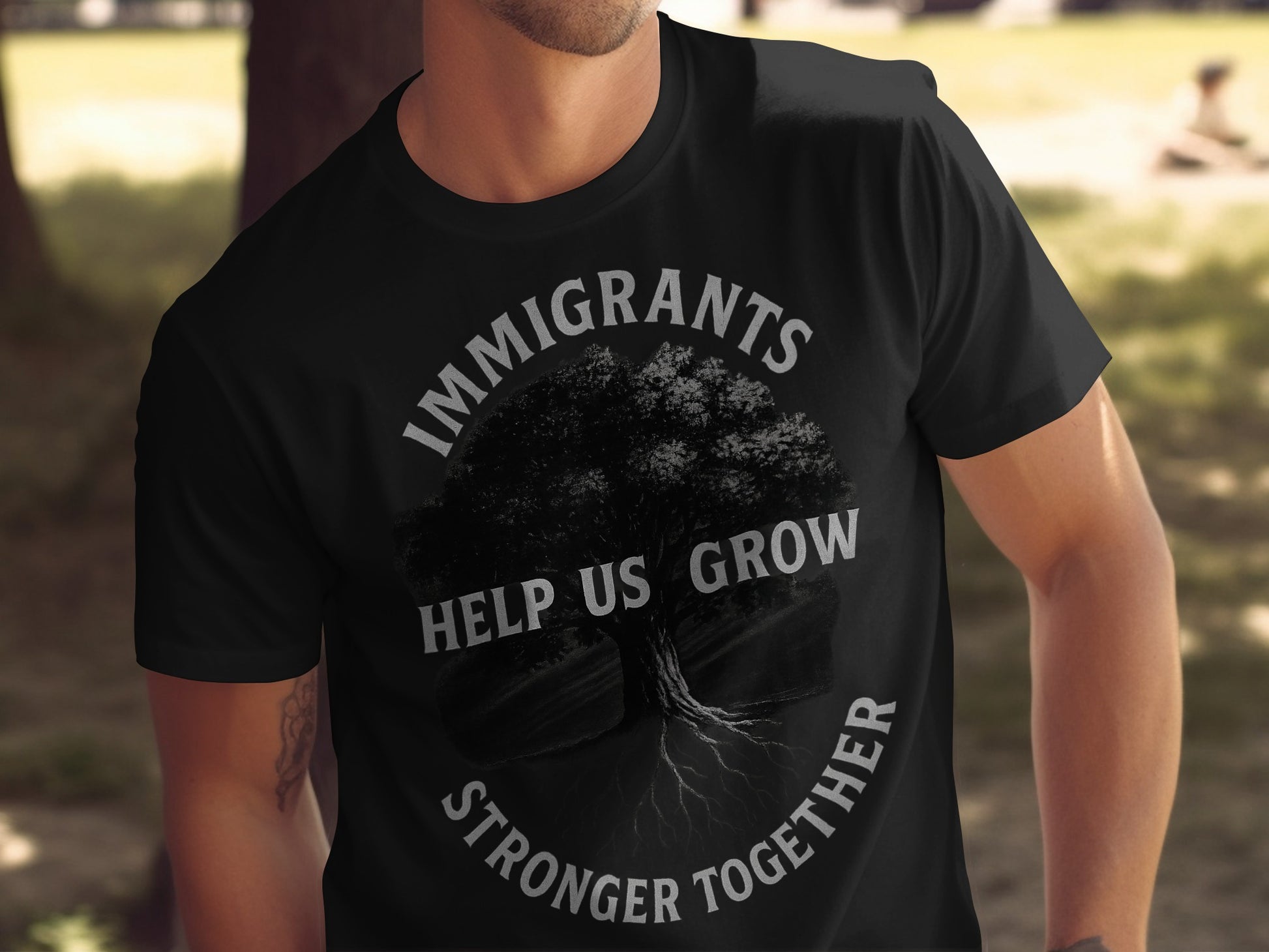 Immigrants Help Us Grow Stronger Together product type
