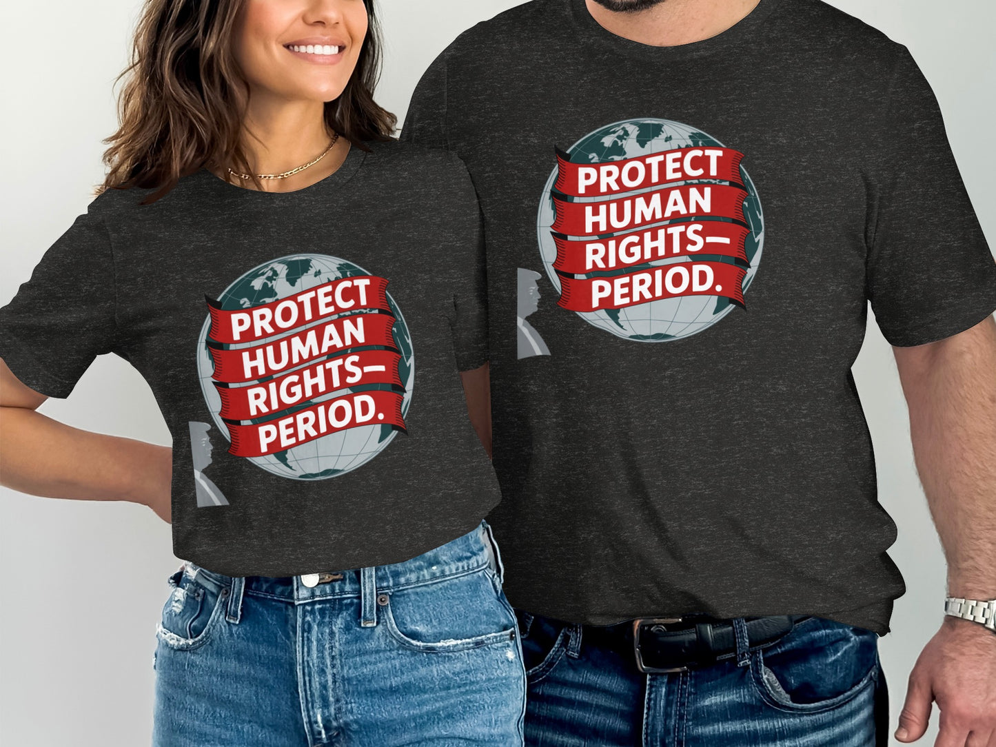 Protect Human Rights Period Graphic T-Shirt product