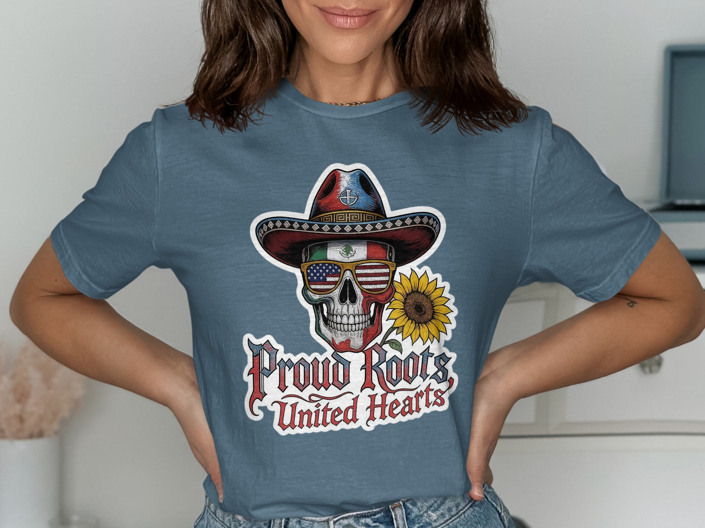 Proud Roots United Hearts Skull T-Shirt product type