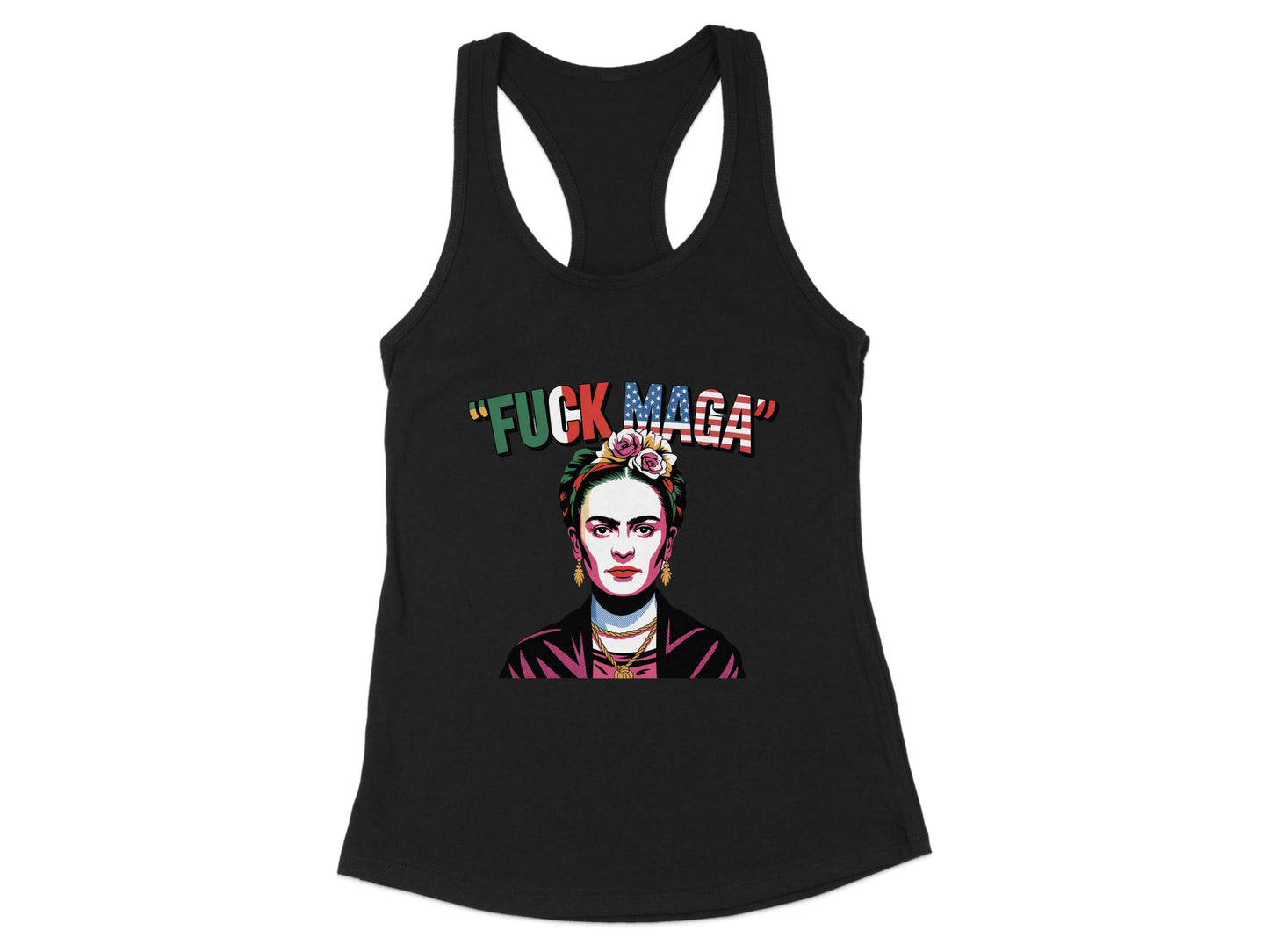 Colorful Political Statement Tank Top product type