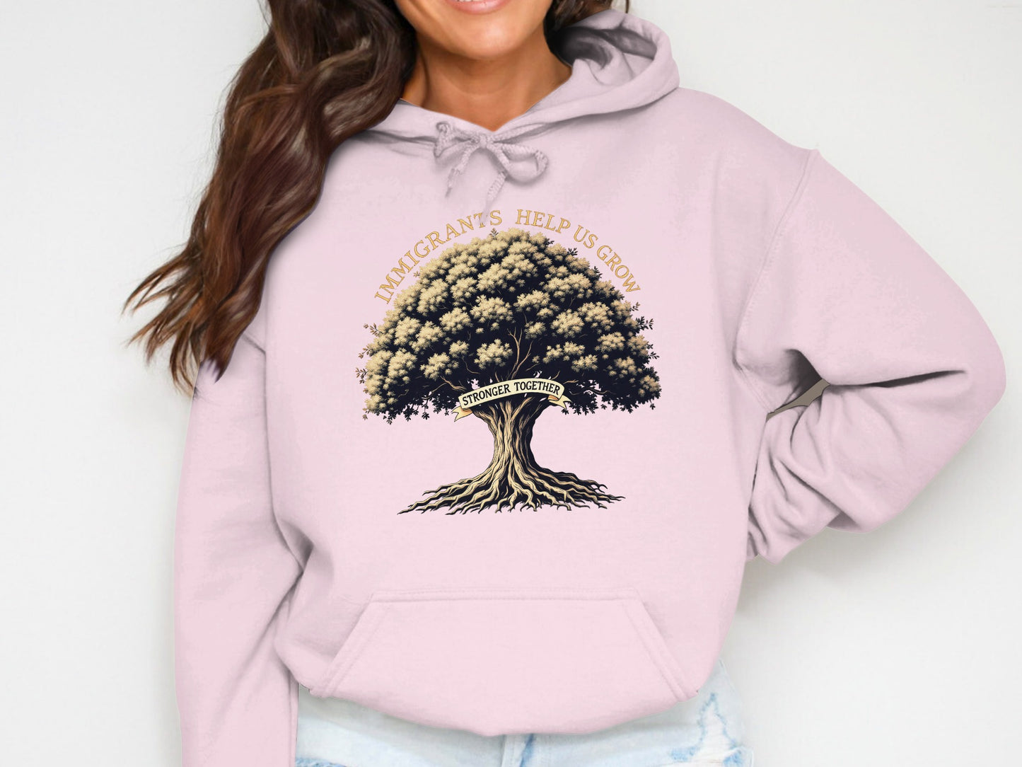 Immigrants Help Us Grow Stronger Together Hoodie product