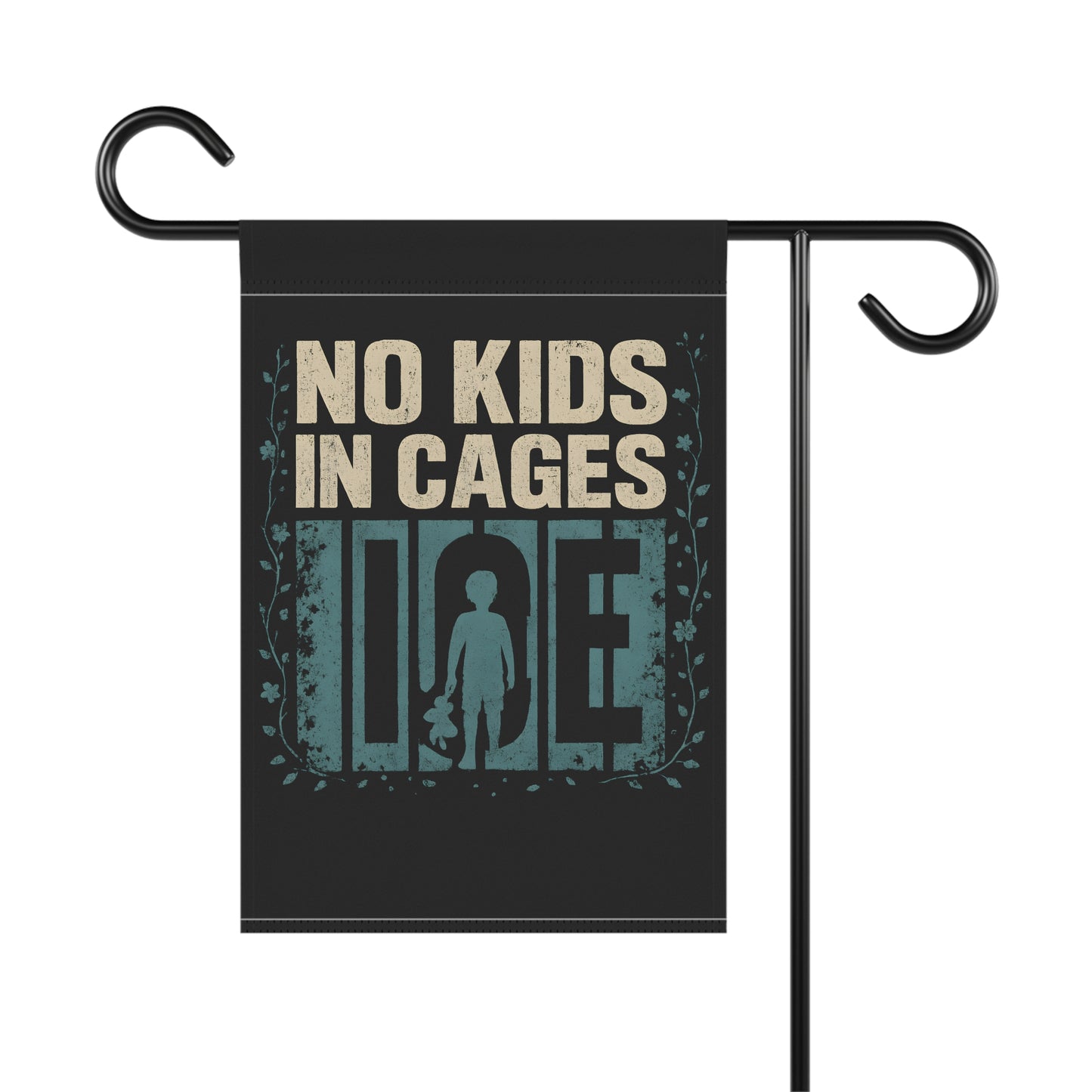 Garden Flags & Banner “No Kids In Cages” Political Yard Flag