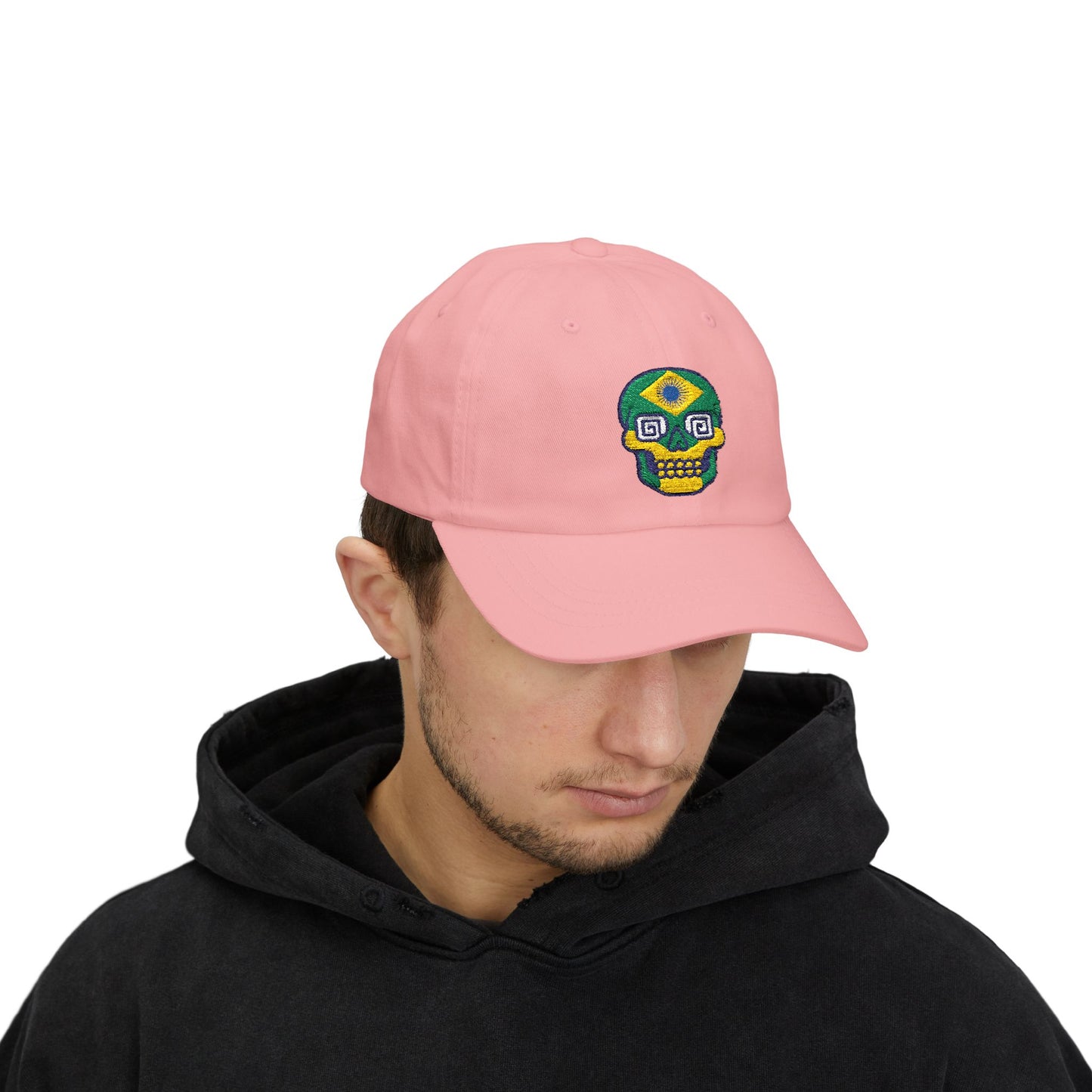 Colorful Skull Classic Dad Cap - Trendy Summer Hat for Music Festivals, Beach Days, Casual Outings, Unique Gift for Him, Adjustable Snapback