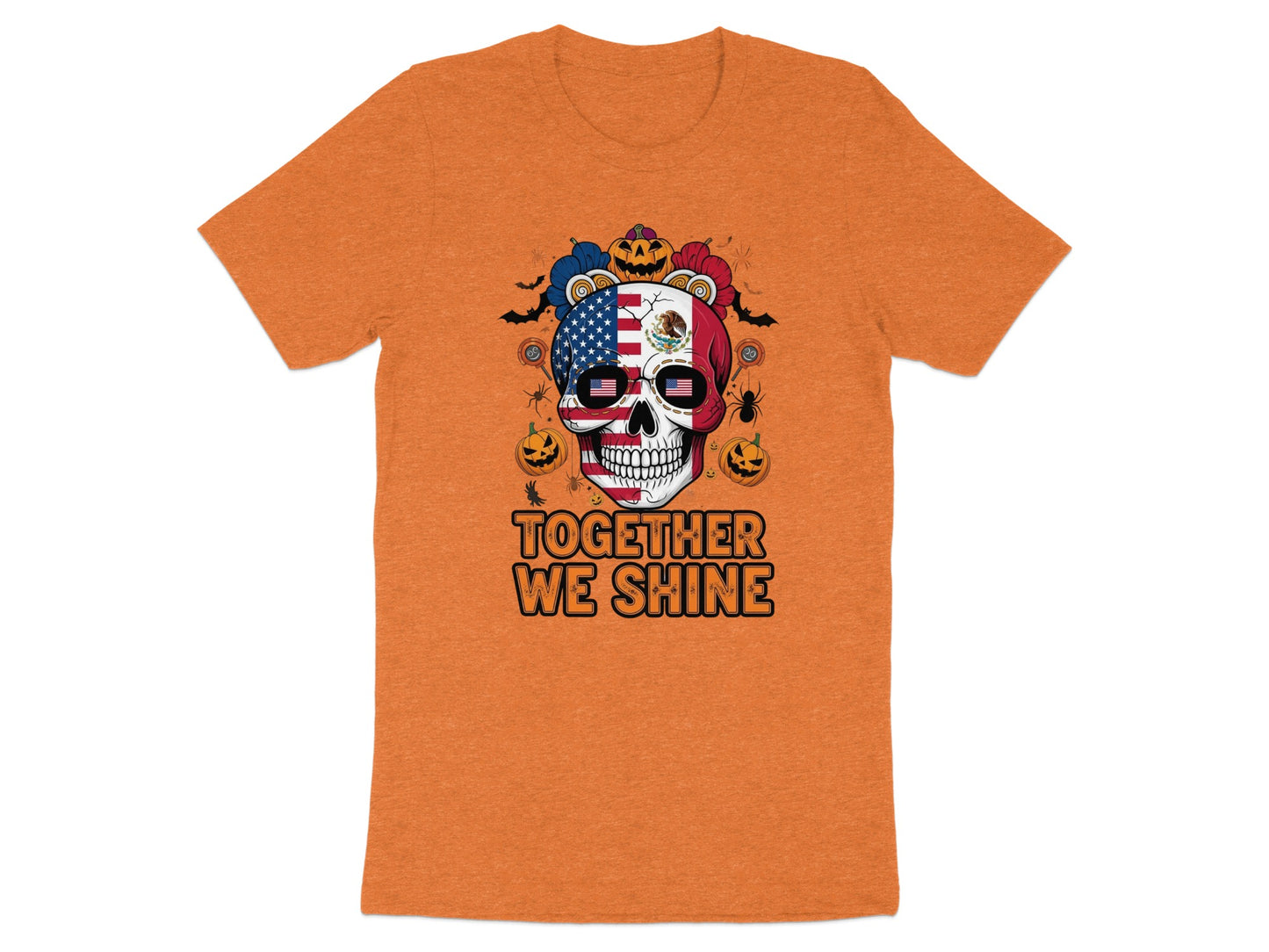 Together We Shine Skull Halloween T-shirt product type